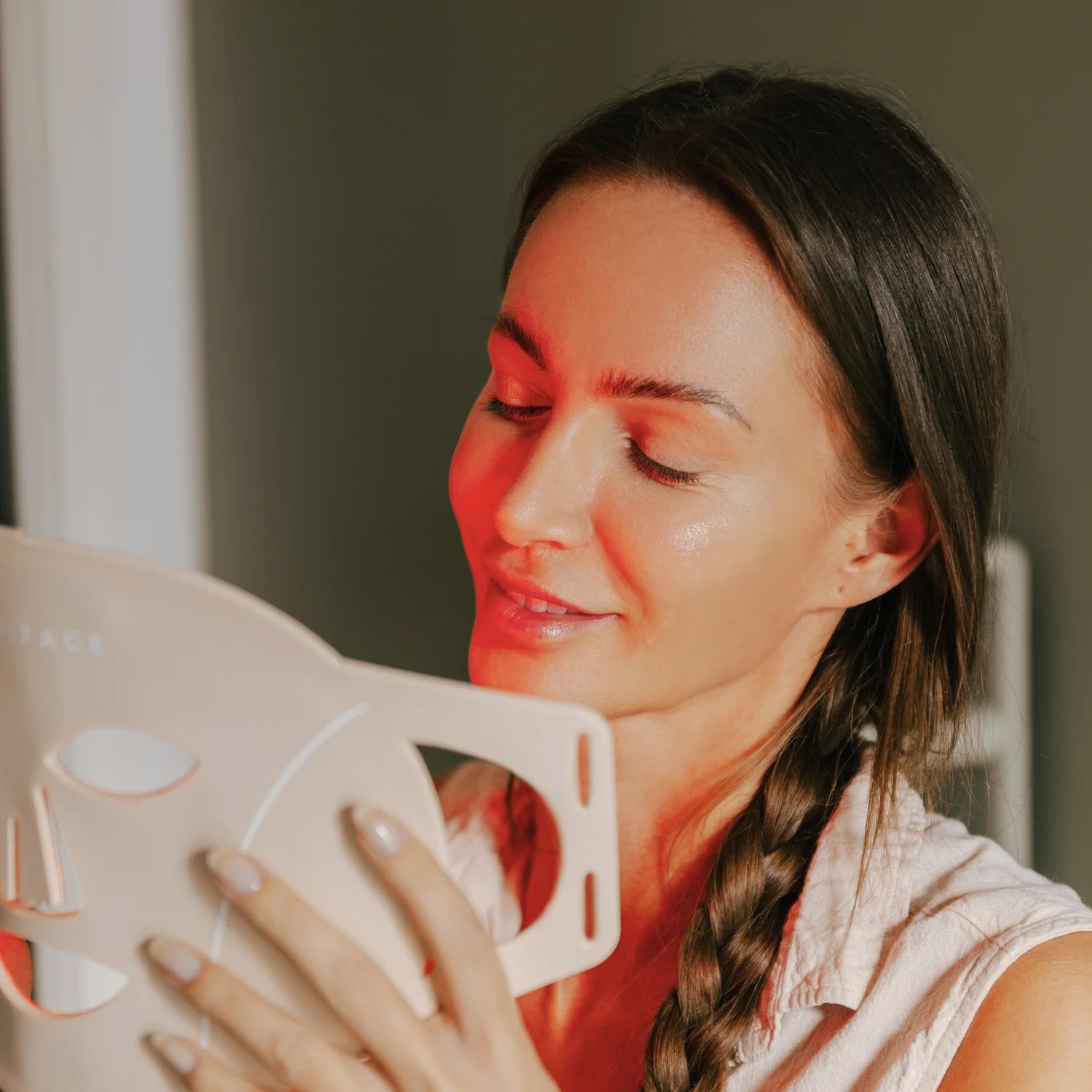 Skin-boosting LED mask
