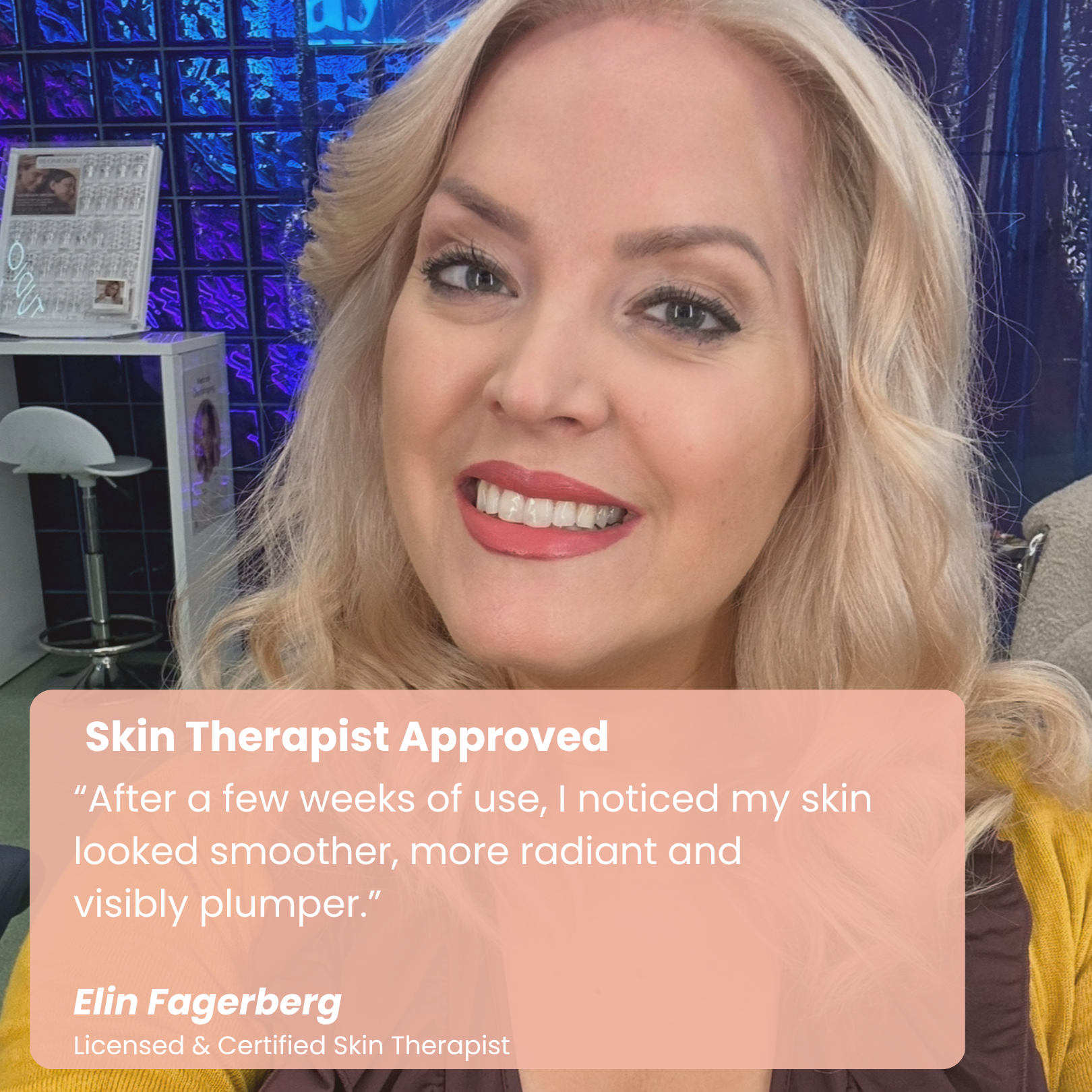Skin-boosting LED mask
