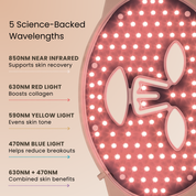 Skin-boosting LED mask