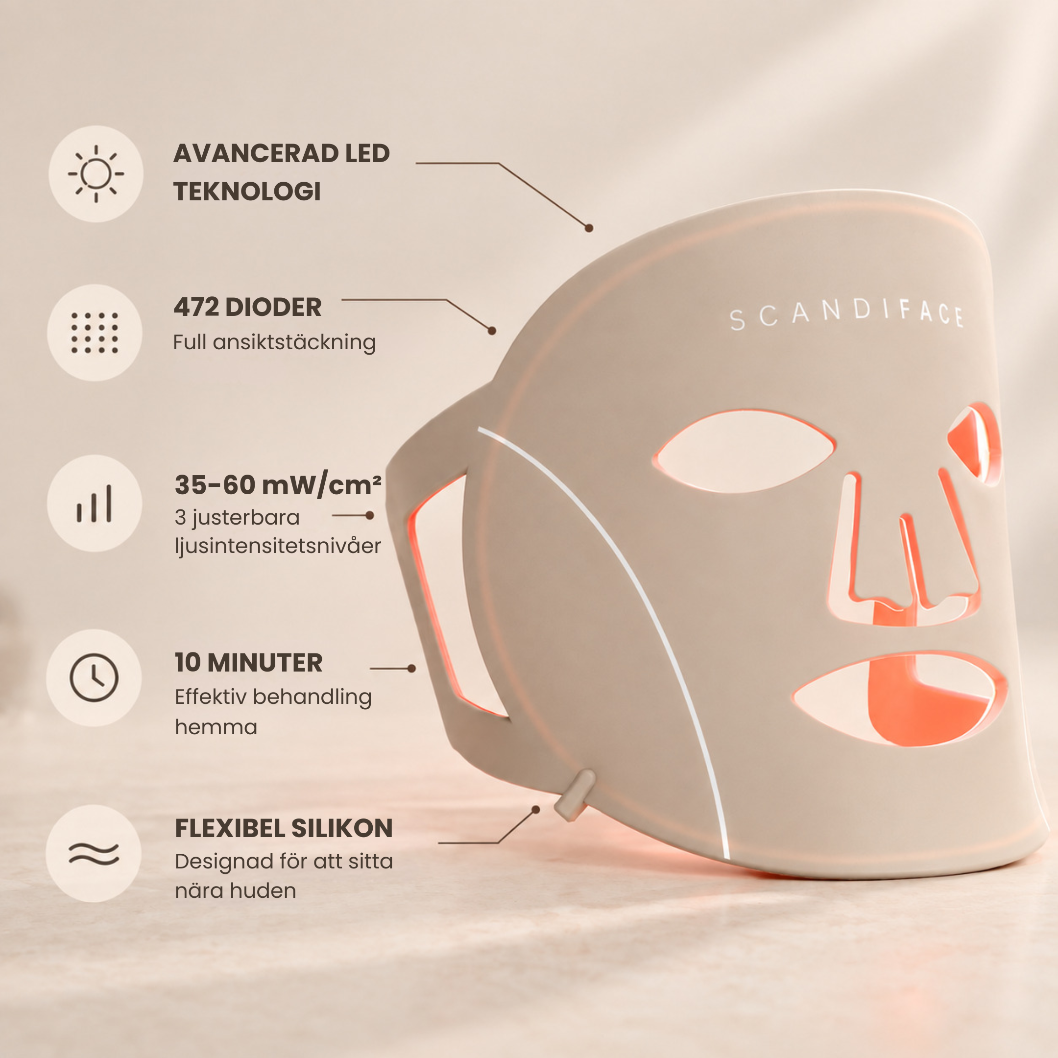 Skinboosting LED mask