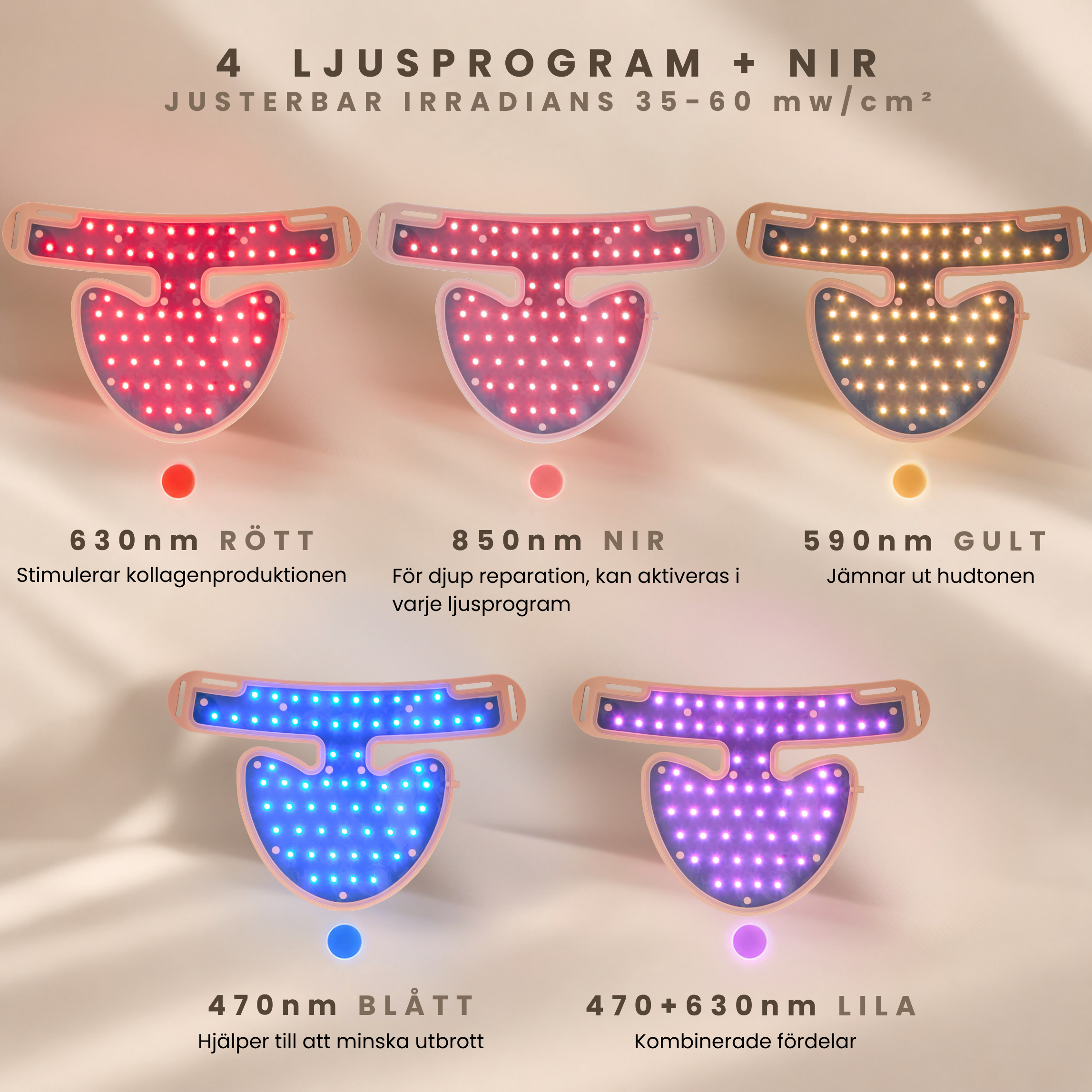 Skinboosting LED collar